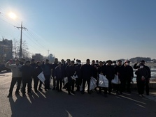 길상면 노인회, 설맞이 환경정화 활동 실시