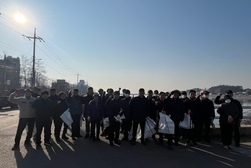 길상면 노인회, 설맞이 환경정화 활동 실시