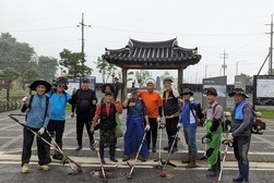 송해면 이장단, 강화나들길 환경정비 실시