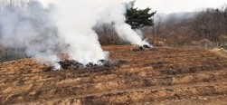 삼산면, 늦가을 불법 소각행위 단속 강화