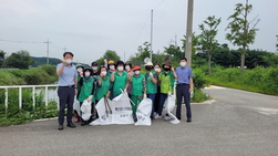 하점면 새마을 부녀회, 굳은 날씨에도 환경정비 봉사 