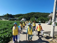 강화군노인문화센터,  노인사회활동 지원사업 어르신들과 환경정화 캠페인 펼쳐