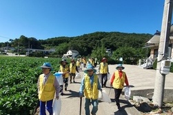 강화군노인문화센터,  노인사회활동 지원사업 어르신들과 환경정화 캠페인 펼쳐