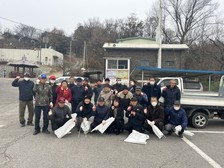 양사면 노인회, 인화천 일대 환경정화 활동
