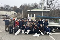 양사면 노인회, 인화천 일대 환경정화 활동
