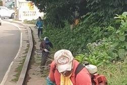 불은면 주민자치위원회, 여름 맞이 도로변 제초