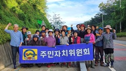 양사면 주민자치위원회, DMZ평화의길 도로변 정비