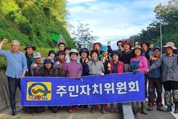 양사면 주민자치위원회, DMZ평화의길 도로변 정비