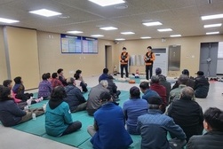화도면, 지역특성화 화재 대비 민방위 훈련 