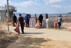 교동면 체육진흥후원회, 해안가 주변 나들길 청소