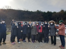 양도면 한국여성농업인, 인산천 환경정화 작업 실시