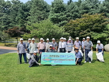 6.25참전청소년유격대 화도면분회,  환경정화 활동 실시