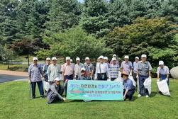 6.25참전청소년유격대 화도면분회,  환경정화 활동 실시
