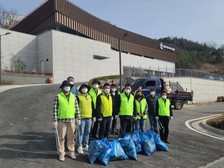 강화군시설관리공단, 새봄맞이 강화대교 일대 도로변 환경 정비