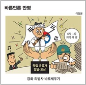 [바른언론 만평] 강화 의병사 바로세우기
