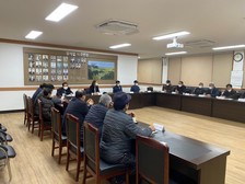 양사면 이장단.수리계, 새해 영농대비 첫 연석회의