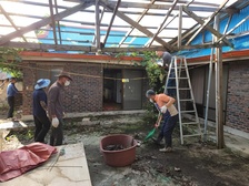 삼산면 유관단체, 독거노인 청소 봉사 활동 실시
