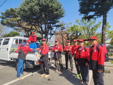 화도면, 산불감시원 직무 및 안전 교육 진행