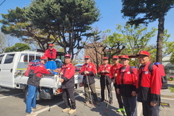 화도면, 산불감시원 직무 및 안전 교육 진행