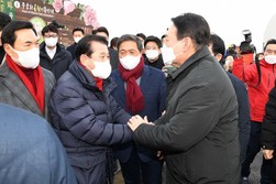 강화군, 윤석열 국민의 힘 대선후보와 강화군 미래 청사진 공유