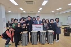 길상면 난타 동아리, 연이은 이웃 돕기 성금 기탁